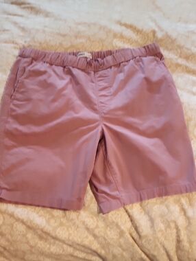 Sonoma Mens Flat Front Shorts - Mauve Pink